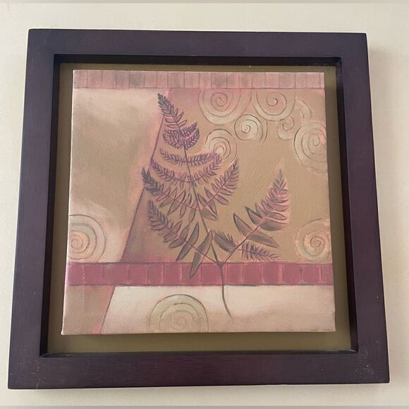 Fern leaf abstract wall art - Picture 1 of 2
